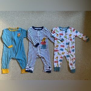 Kids One Piece Set - Blue, Striped, and Animal Print